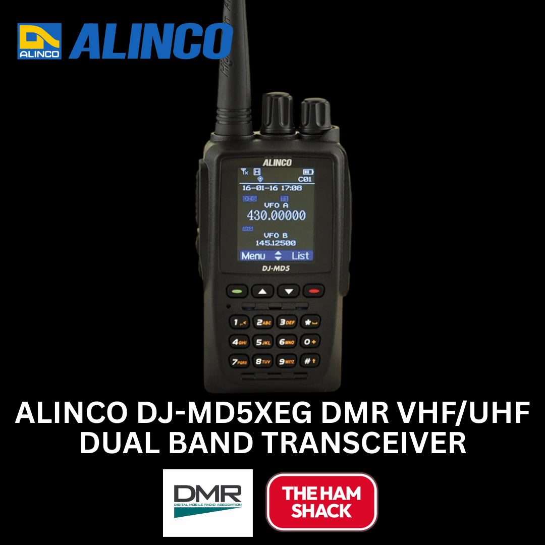 ALINCO DJ-MD5XEG DMR VHF/UHF DUAL BAND TRANSCEIVER | NZ – The Ham