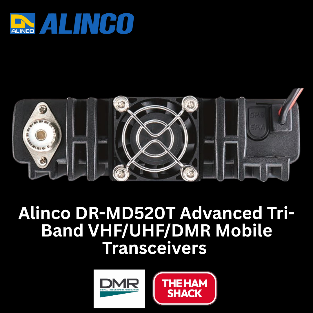 Alinco DR-MD520T Tri-Band VHF/UHF/DMR Mobile Transceiver | NZ