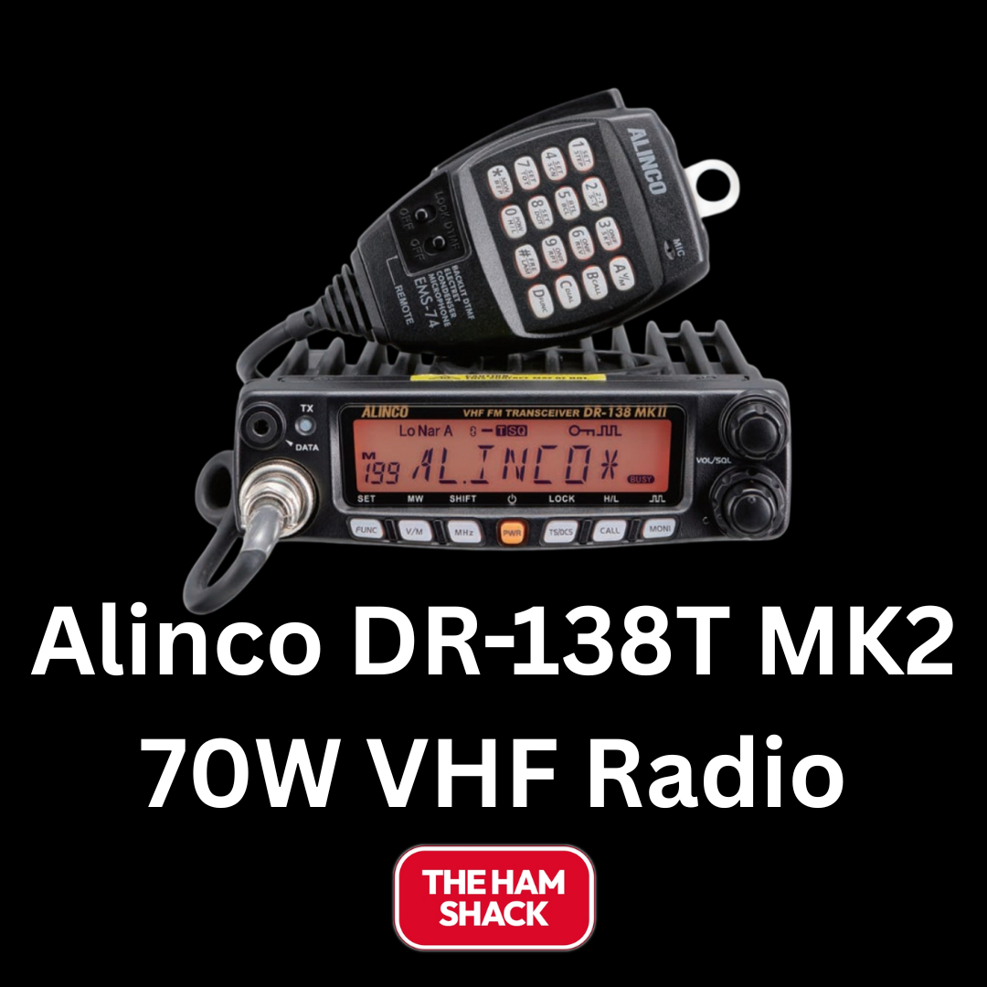 Alinco DR-138T MK2 70W VHF Radio | Amateur Radio Transceiver | NZ