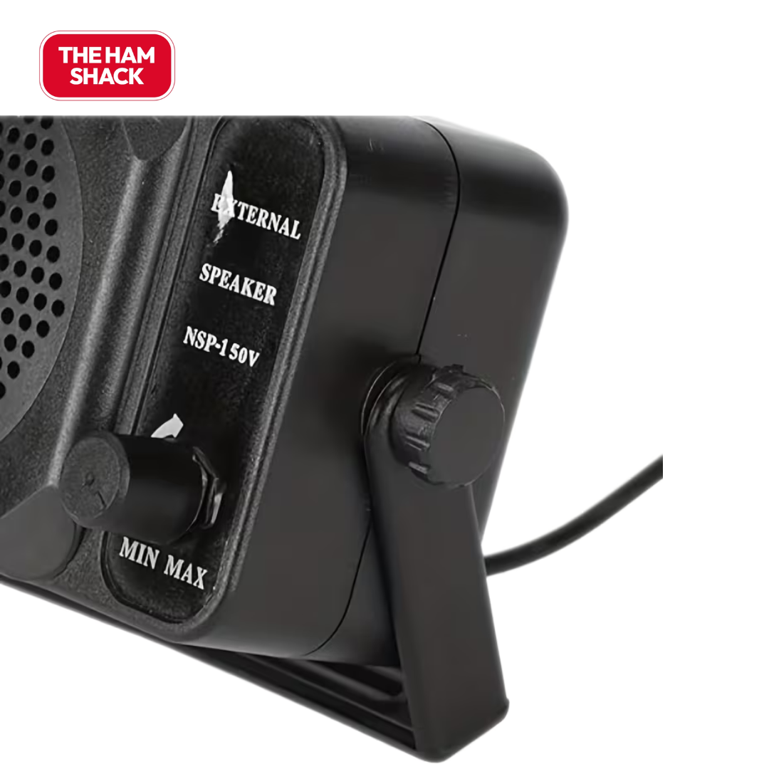 Speaker ideal for remote mounted radio or in a noisy vehicle
