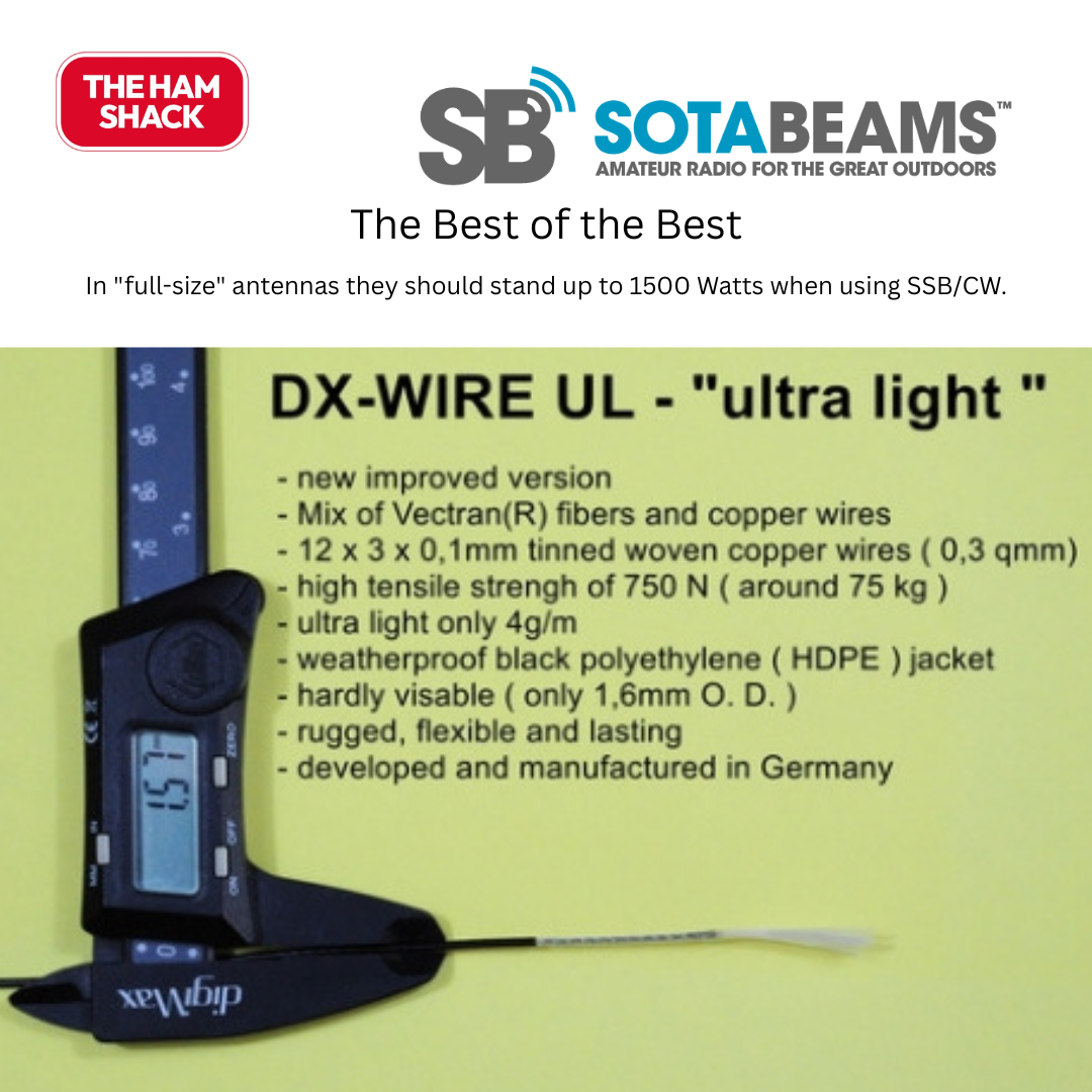DX-WIRE Ultralight UL This is the "Best of the Best" with 1500 watt rating (conditional)