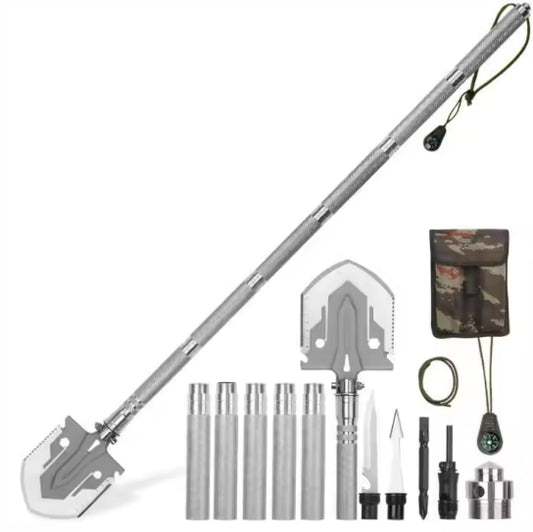 Multi Function Survival Spade with Belt Pouch | Compact