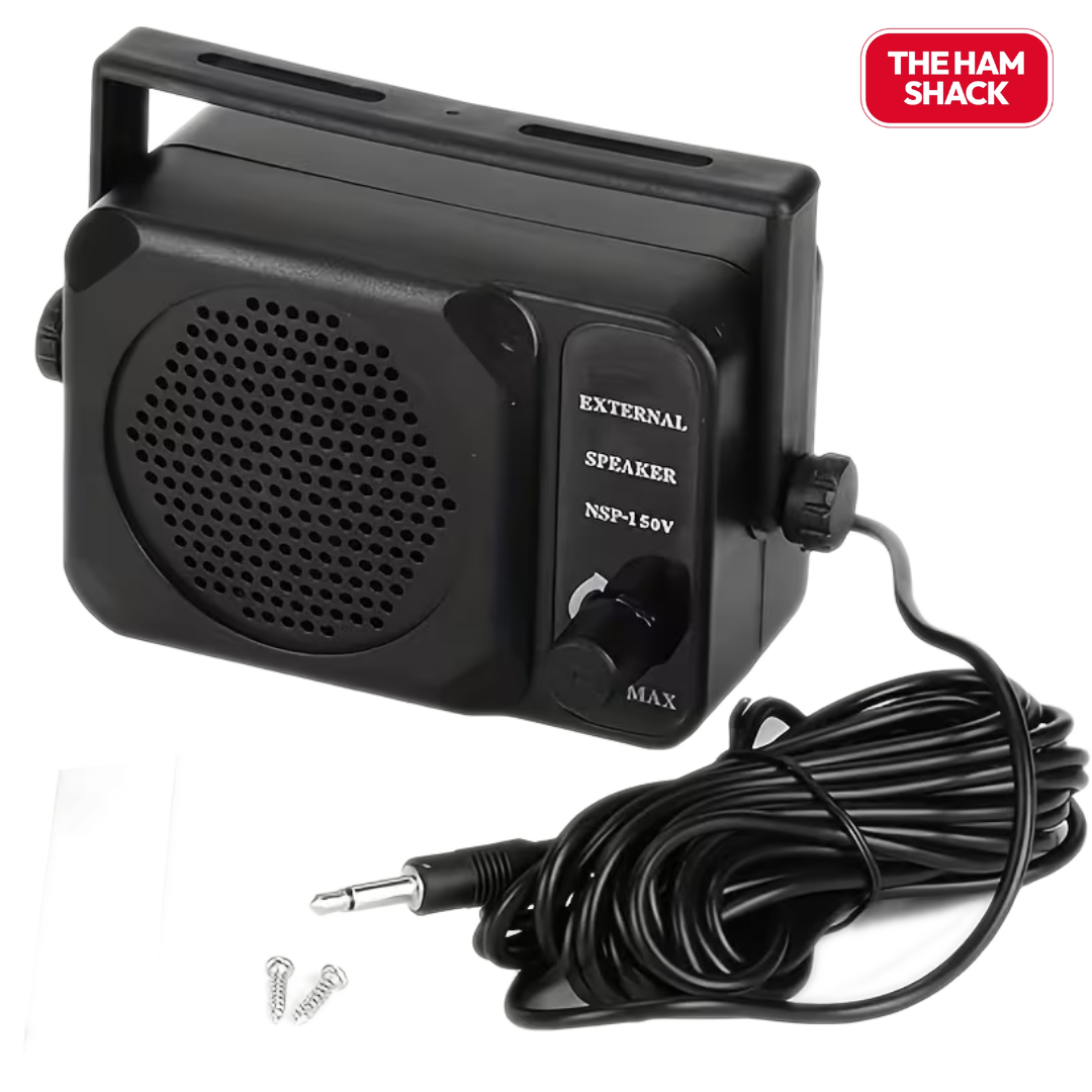 Speaker ideal for remote mounted radio or in a noisy vehicle