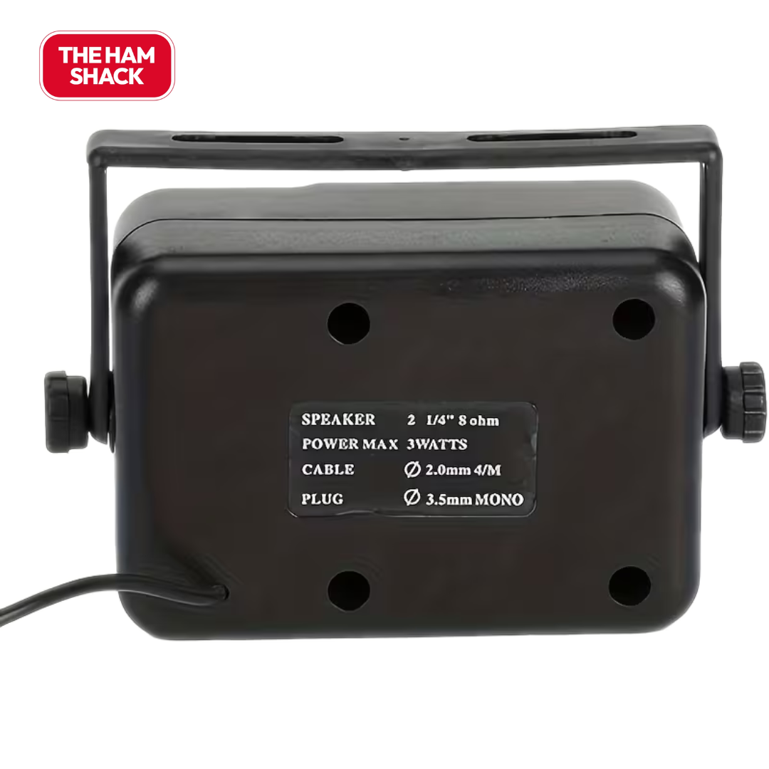 Speaker ideal for remote mounted radio or in a noisy vehicle