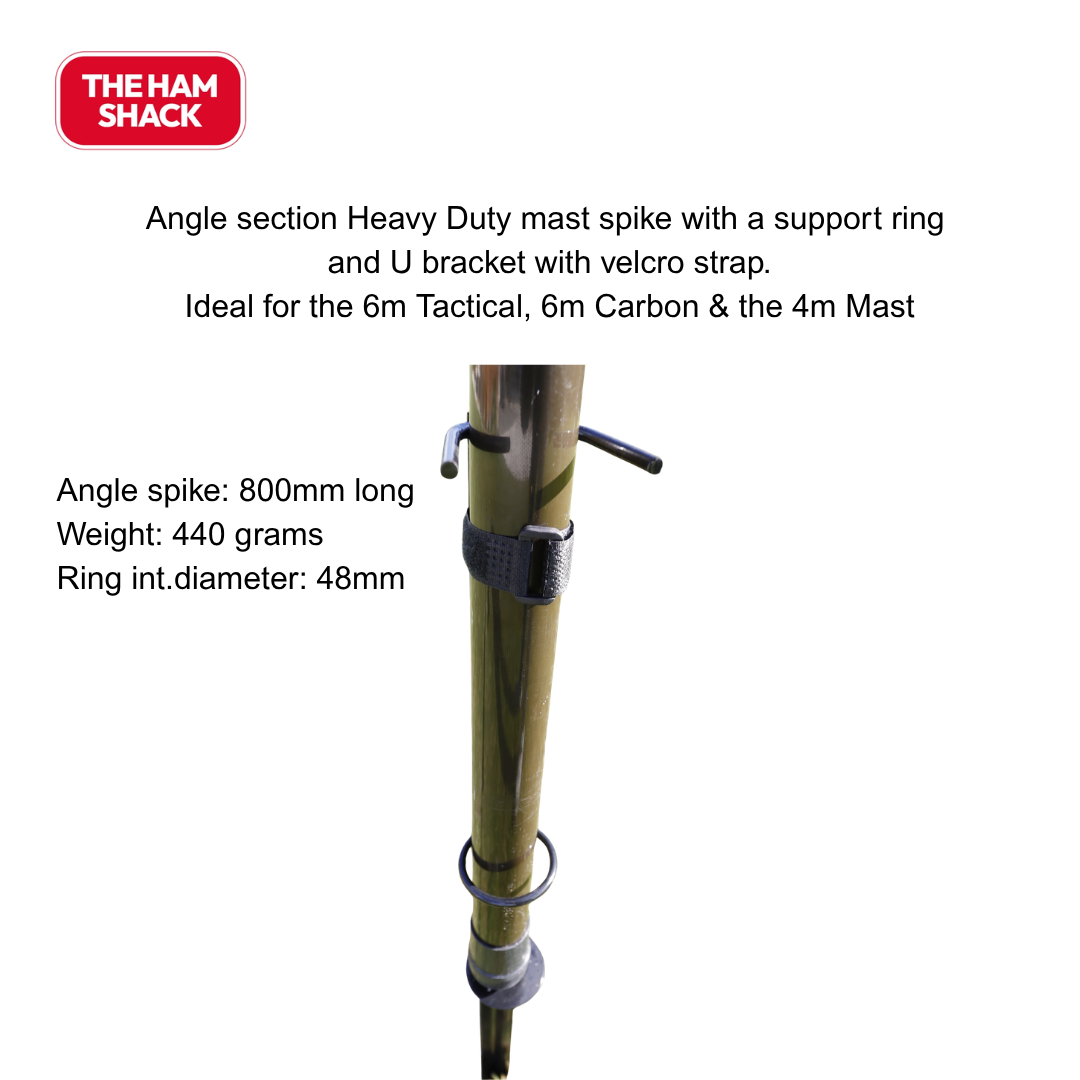 Heavy Duty Ground spike for Telescopic masts - ideal for soft sand and windy environments.