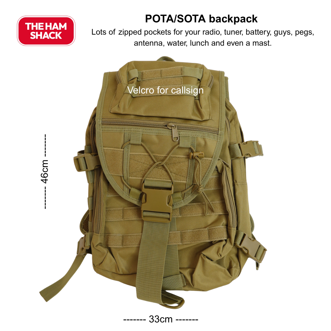 Backpack for POTA/SOTA activations