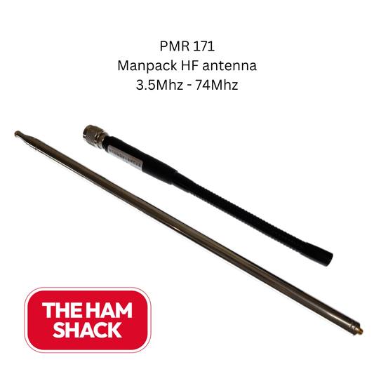 PMR 171 HF Portable Antenna that plugs into the manpack for portable use.