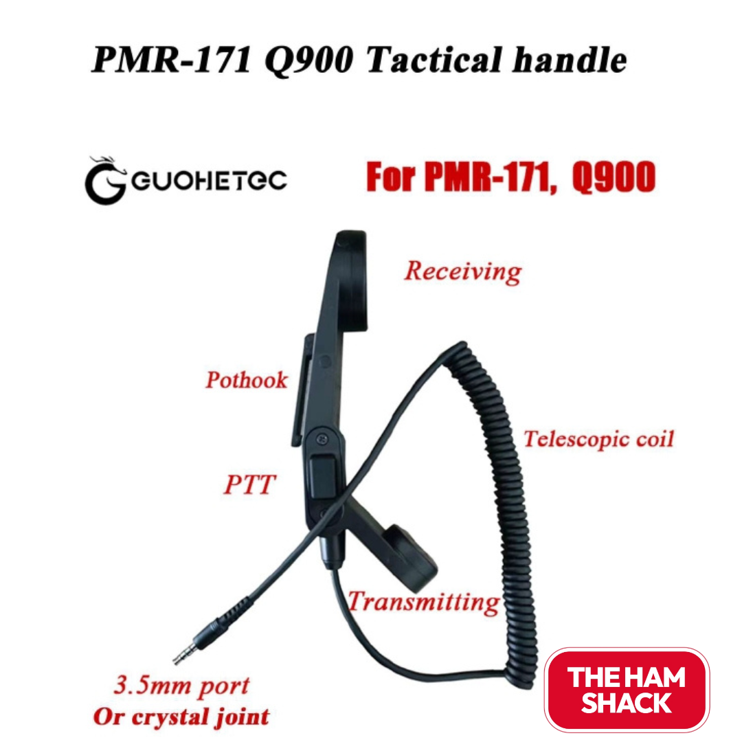 Tactical telephone style handset for the PMR 171 - ideal for use while walking