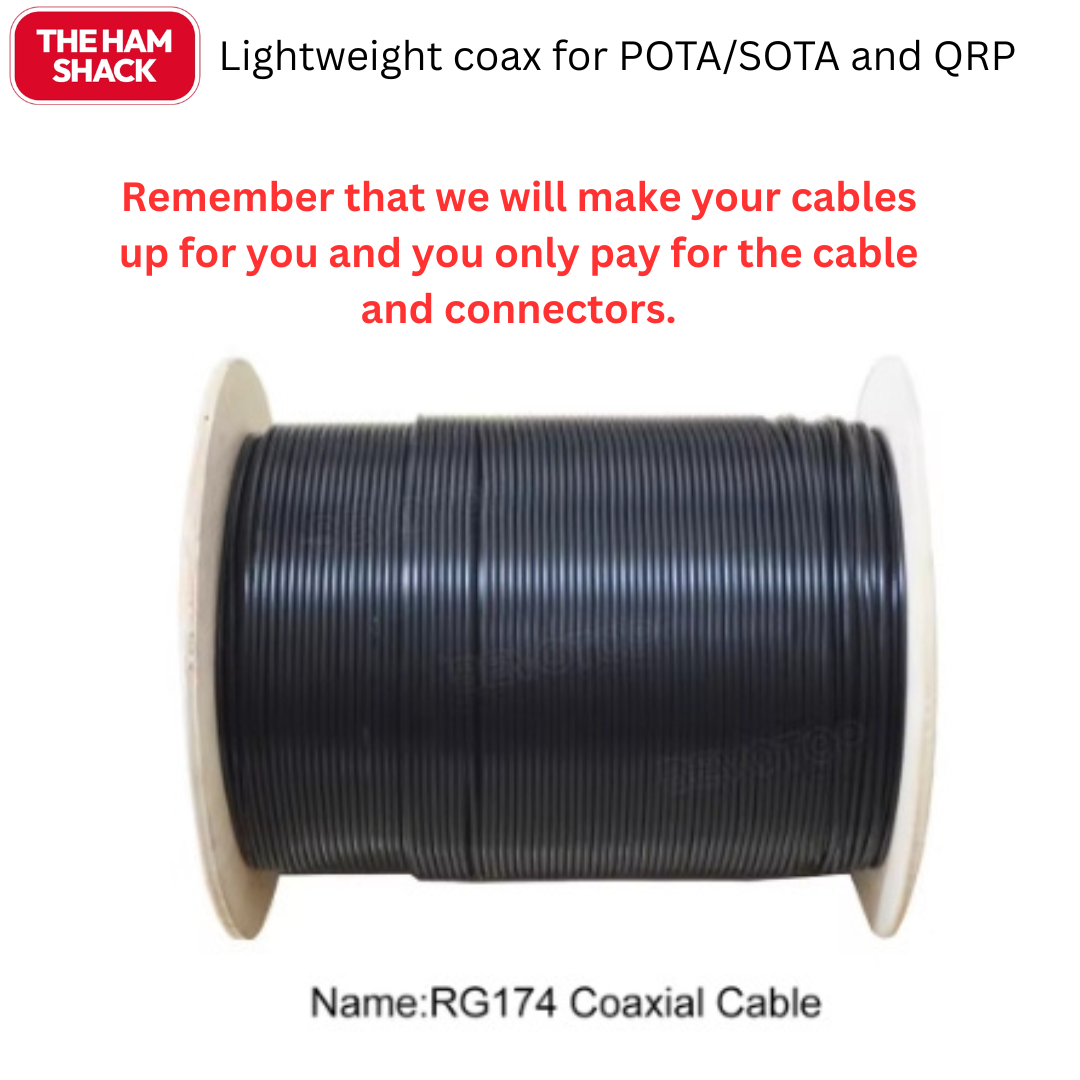 RG174 lightweight coaxial cable