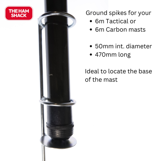 Ground spike for Telescopic masts