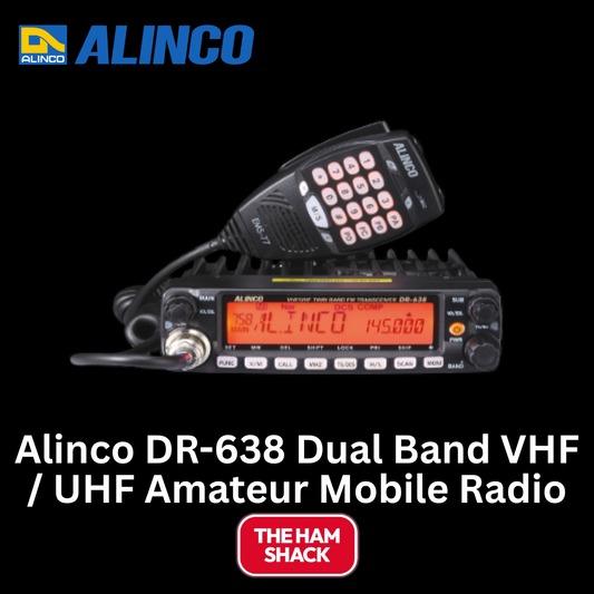 Alinco DR-638 Dual Band Amateur Mobile Radio 70cm / 2M | NZ